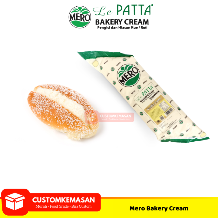 Mero Le Patta Bakery Cream 1kg / Mero Le Patta Bakery Cream Bahan Isian Roti Kue / Bakery Cream / Bahan Isian Roti Kue / Filling Roti Donat / Mero Le Patta Filling
