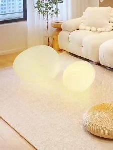 SXH Trendy Pebble Night Light Modern Gift Ambient Light Cozy Romantic Nursing Desk Bedside Table Lamp