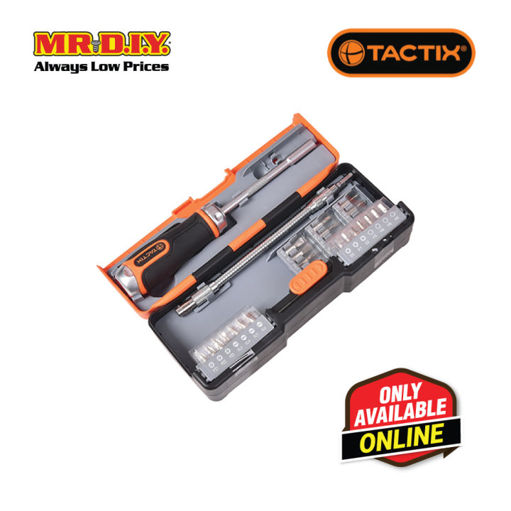 TACTIX Ratchet Driver Bits Set (43 pieces) | Lazada