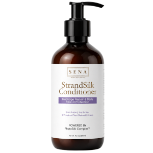 SENA StrandSilk Conditioner – Lightweight Herbal Conditioner for Dry Frizzy and Damaged Hair | Daily Use | Safe for Kids Pregnancy & Sensitive Scalp | Hair Softener & Breakage Protection | No Silicone | Natural Hair Care Malaysia