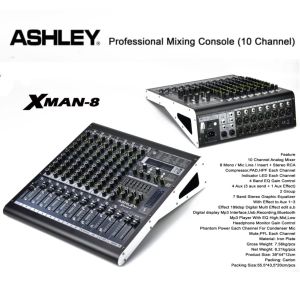 mixer 8ch mixer ashley xman8 xman 8 original bluetooth soundcard