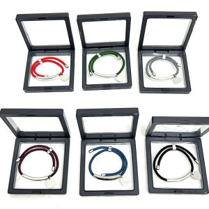 Custom Adjustable Stainless Steel Bracelet ID Personalized Name Couple Bracelet Birthday Anniversary Christmas Memory Gift