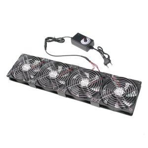 2750rpm Upgraded Fan Cooling with Controller 120mm Grow Tent Plant Chassis Workstation Cabinet Radiator Server Fan