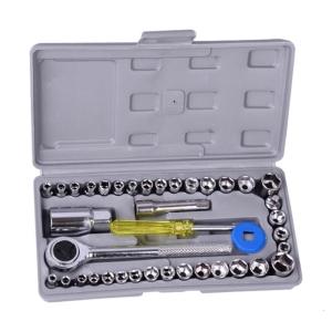 Professional 40 Piece Motorcycle Repair Maintenance Set Carbon Steel Hand Tool For Mechanics Projects