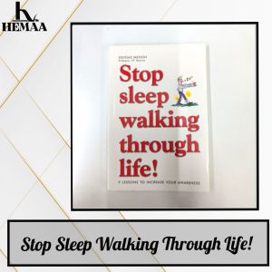 Stop Sleep walking Through Life! |old unused book | personal growth and self-help book