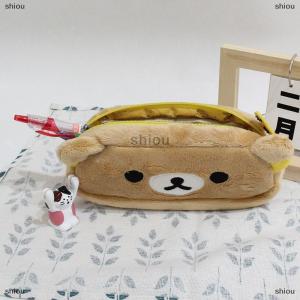 [COD] shiou Dễ thương phim hoạt hình dễ dàng gấu sang trọng bút chì túi công suất lớn văn phòng phẩm lưu trữ Túi Quà Tặng