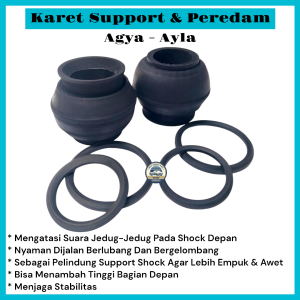 Karet Support Shock Ayla Agya Plus Peredam Support Shock Set Kanan Kiri Karet Ban