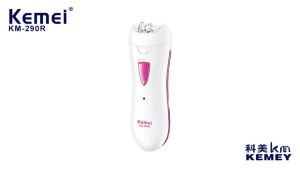 Kemei KM-290R Lady Shaver Mini Rechargeable Washable Epilator Electric Hair Remover