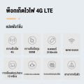 ไวไฟพกพา เราเตอร์ใส่ซิม พกพาสะดวก Pocket WiFi เราเตอร์ พ็อกเก็ตไวไฟ รองรับทุกซิม MF900. 