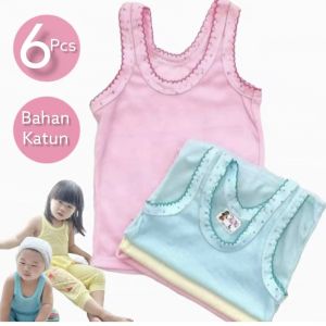 6 PCS 12 PCS KAOS DALAM ANAK/SINGLET ANAK UKURAN SMLXLXXL/KAOS DALAM ANAK BAYI
