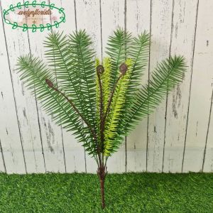 Daun Hias Artificial Daun Pakis Hutan X12 Latex Hiasan Rumah Hiasan Ruang Tamu