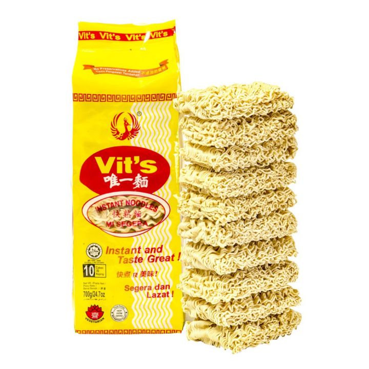 Mee Halus Packet Vit's (Halal) Instant original noodle Mee Segera(700gm) Vit's 唯一快熟面 ...