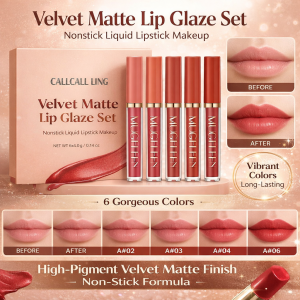 Makeup Nonstick Lip Glaze Set Velvet Matte Matte Liquid Lipstick