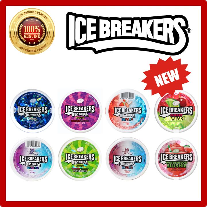 [Ice Breakers] Sugar Free Candy / Sweet Candy Snacks / Mint Berries