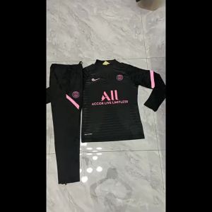 AU Paris Messi Neymar Football Training Suit Autumn Winter Long Sleeve Match Uniform Breathable Quick-Dry Team Set