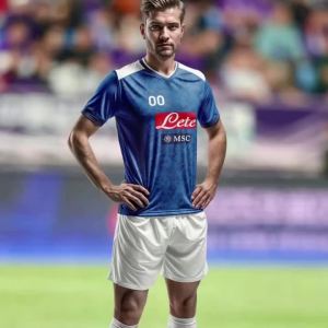Jeans Fritz Custom 3D Print Navy Blue Blue Flame Lete Msc Soccer Jersey Sporty Style Football Shirt for Men Women Training Match with Fast Delivery Cod Free Shipping High Quality Breathable Soft Touch Comfort Fit