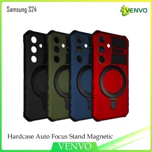 VENVO - VV50 HARDCASE AUTO FOCUS STAND MAGNETIC Samsung S20 FE S21 FE S21 Plus S21 Ultra S22 Plus S22 Ultra S22 S23 S23 Plus S23 Ultra S24 S24 Plus S24 Ultra Note 20 Ultra
