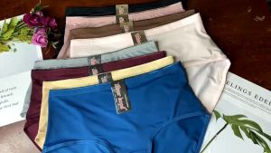 กางเกงในทรงเก็บก้นผ้ามันนุ่มลื่น L XL XXl Sister hood ใส่สบายมากจร้า #5662