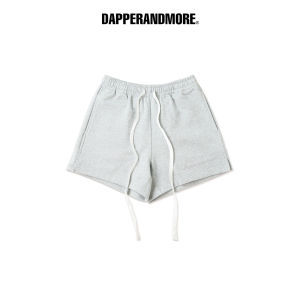 Nhập LAZFASHION88 giảm 20% đơn 149k - Quần Short Nỉ DAPPERANDMORE Embroidered Logo Thêu Logo 100% Cotton 450GSM - Grey