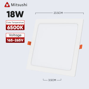 Fyseus by Mitsushi LED Ceiling Light Downlight Pin Light Panel Light Recessed Concealed installation Panel Ceiling Light 5W 7W 9W 12W 18W