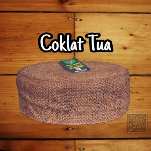 Peci Kopiah Songkok Klasik Bahan Goni Grade A/ Dalam lapis kain tebal