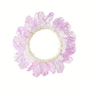 ที่คาดผมเปลือกไข่มุกที่ละเอียดอ่อนและมีดีไซน์ผ้านุ่มที่รัดผมสำหรับการสร้างสรรค์ทรงผมที่มีสไตล์ได้อย่างง่ายดาย