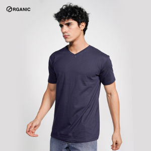 Organic Mens Cotton Vneck Tshirt Collection Casual Wear Neutral Tops Collection tshirt for men