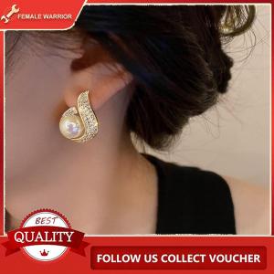 Female Warrior ต่างหูใหม่1คู่ต่างหูไข่มุกต่างหูหยดน้ำต่างหูแฟชั่นอารมณ์เกาหลีผู้หญิง