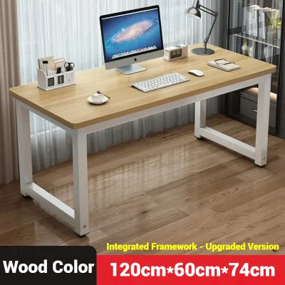 XUXU Computer Table Modern Study Office Desk Waterproof Moisture-proof Writing Desk Student Home Table Upgrade The Integrated Framework Stable Meja