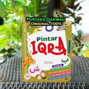 Boardbook Pintar Iqra Untuk Balita Belajar Iqro di lengkapi fabel hijaiyah belajar menulis huruf sambung video animasi belajar Gema Insani