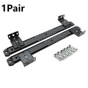 1 Pair 27mm Keyboard Tray Slide Desk Mute Ball Bearing Computer Drawer Tray Slide Rail With Screws