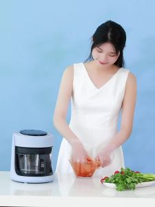 Electric Non-Stick Air Fryer  AirFryer Mechanical Type eless  Air Fryer  Fryer Electric Durable Customized Visual Multifunctional Household Chips Machine Borosilicate Glass 空气炸锅