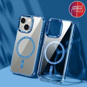 iPhone 14 Plus XUNDD Wisely Shockproof Mag Safe Case (Blue) Magnetic