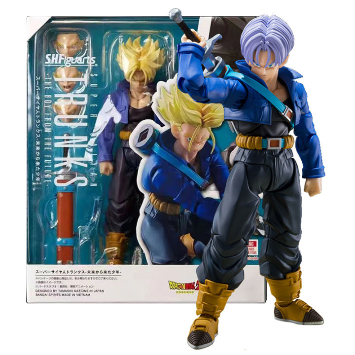 SHF Dragon Ball Z Figure Super Saiyan Trunks Action Figure Movable PVC Collection Anime Future