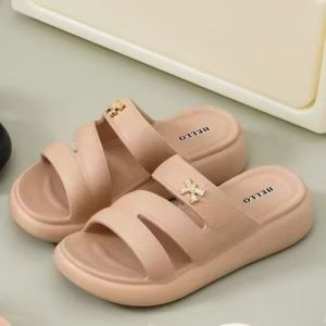 [Free Shipping] Trendy One-Strap Platform Sandals New Summer Styles Versatile For Outdoor Wear Soft-Soled Casual And Non-Slip Perfect For The Beach