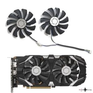 พัดลมการ์ดจอ MSI GTX1060 P106 960 3G 6G Graphics Card Cooling Fan HA9010H12F-Z