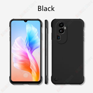 For OPPO Reno 10 Pro Plus/Reno 10 Pro+ 5G/Reno 11 Pro Phone Case Hard Plastic Frameless Shell Ultra Thin Matte Protective Back Cover