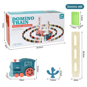 DREAMToy Mainan Domino Train / Mainan Anak Penyusun Kereta Api Domino Train
