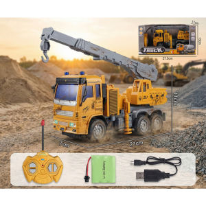 PlayPark Remote Control Car RC Engineering Truck 2.4G Excavator Bulldozer Dump Truck Light and Sound Toy