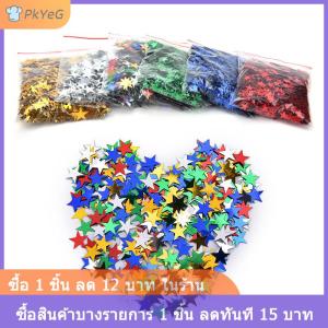 [COD] PkYeG งานแต่งงานประกายกระจายดาวตาราง Confetti ฟอยล์ตกแต่งวันเกิดปาร์ตี้