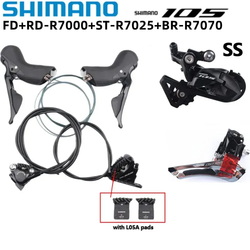 SHIMANO 105 R7000 2x11 Speed Groupset R7020 R7025 Shifter R7070