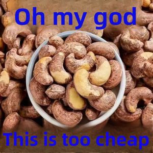 Purple Skin Crispy Cashews Canned Nuts Wholesale Snacks