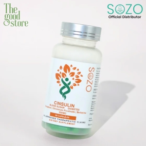 Sozo PH CINSULIN - 500mg - 60 Capsules - Diabetes Support Lower Cholesterol Control Blood Sugar Level