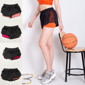 Quần Đùi Quần Short Nữ Tập Thể Thao GYM Tennis Cầu Lông Chạy Bộ - Quần Thể Thao Nữ 2 Lớp Thiết Kế Trẻ Trung