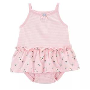 Baby Girl Carters Floral & Stripes Tank Sunsuit for 12months