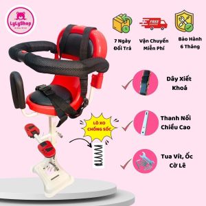 Ghế ngồi xe máy cho bé đa năng dùng hầu hết các dòng xe tay ga xe đạp điện xe máy điện