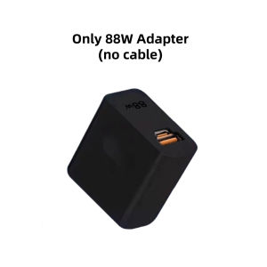 2-IN-1 88W Fast Charge USB-A/C with Type C-C Cable Smart Adapter for All Smartphone Tablet Laptop