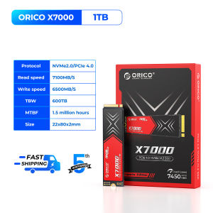 ORICO 7000 MB/giây SSD 4TB NVMe M2 PCIe 4.0x4 2280 tản nhiệt SSD nmve Ổ cứng trong nội bộ SSD cho máy tính xách tay ps5