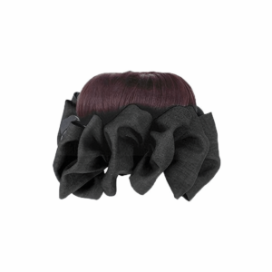 YOUSHI TOP Dây buộc tóc Búi tóc nơ xanh đen Kẹp móng vuốt Phụ kiện tóc Tóc giả đầu tròn Phụ kiện tóc Tự nhiên Búi tóc tổng hợp Phụ nữ