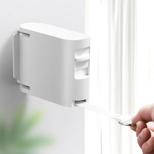 Indoor Invisible Clothesline with Hole Folding Clothes Horse Extendable Laundry Hanger Retractable Drying Rack Clothes Rope